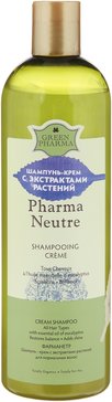 GreenPharma фарманетр шампунь-крем 500мл для нормальных волос с экстрактами растений