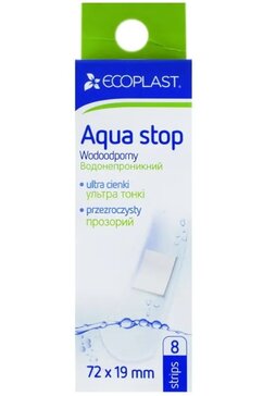 Набор пластырей водостойких Ecoplast Aqua stop mini 8 шт