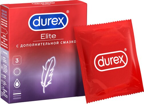 Презервативы Durex Elite 3 шт