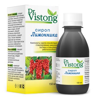 Dr.vistong сироп 150мл фл лимонник