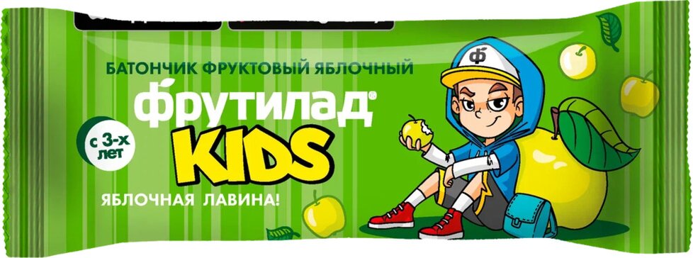 Фрутилад батончик kids фруктовый 25г яблочный