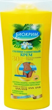 Биокрим крем солнцезащитный spf30+ 200мл