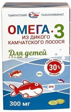 Salmoniсa Омега-3 из дикого камчатского лосося для детей с 3-х лет капс 84 шт