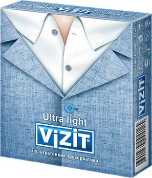 Презервативы VIZIT Ultra light Ультратонкие 3 шт