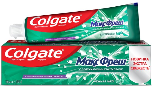 Colgate макс фреш паста зубная 100мл взрывная мята