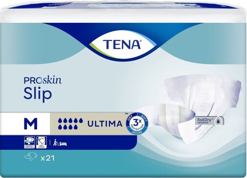 Tena Proskin Slip Ultima Подгузники для взрослых р.M 21 шт