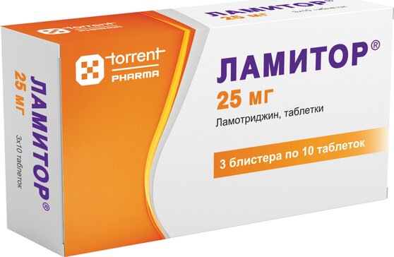 Ламитор таб 25мг 30 шт