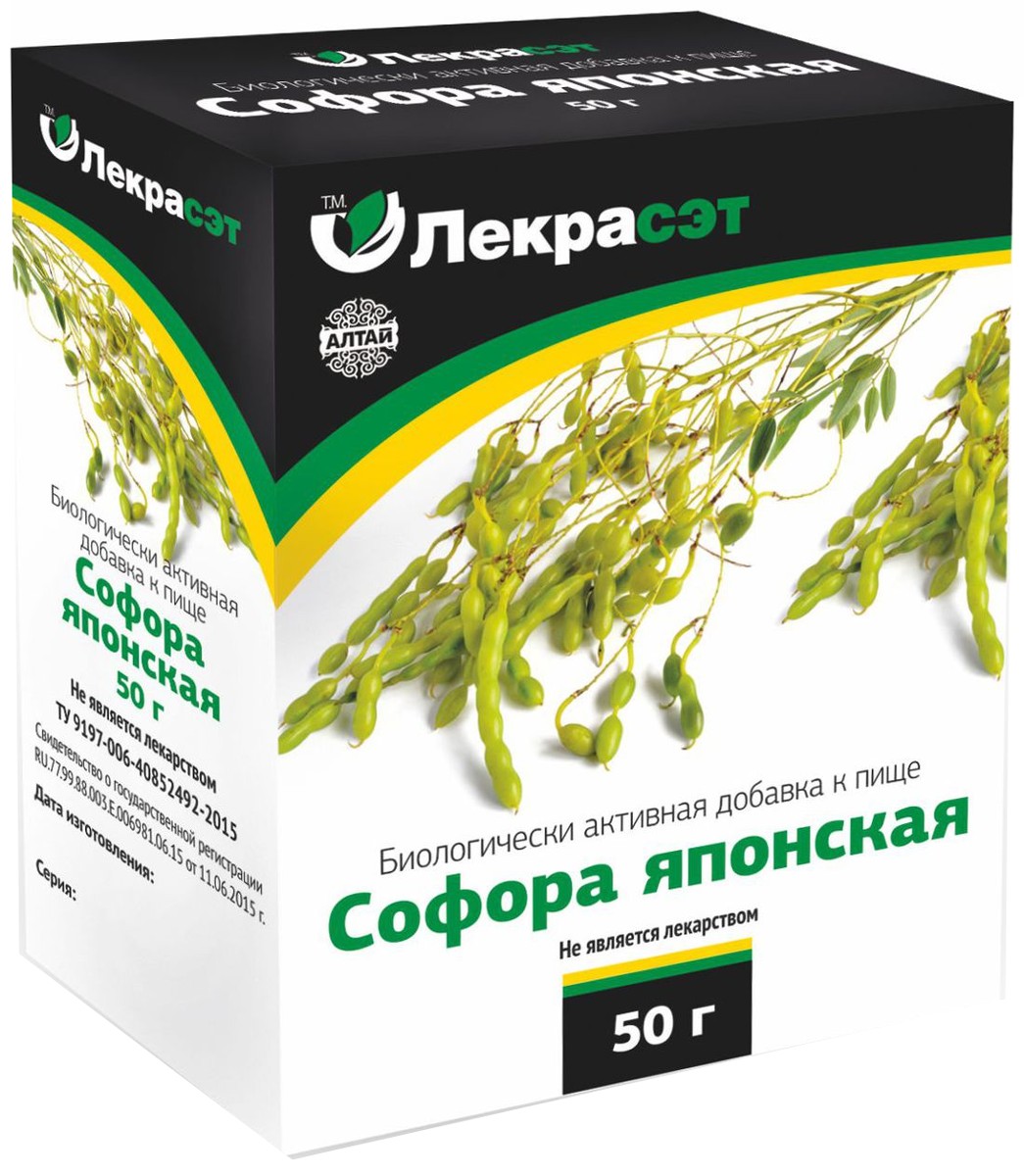 Купить софора японская плоды 50 г в городе Саранск в интернет-аптеке Планета  Здоровья