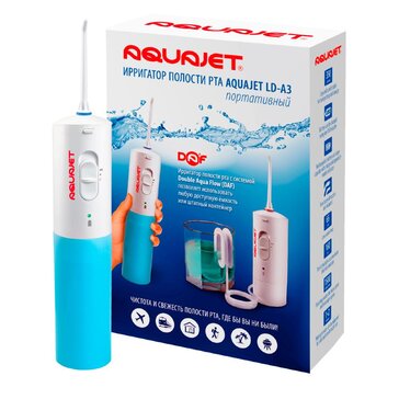 Ирригатор полости рта AQUAJET LD-A3 (голубой)