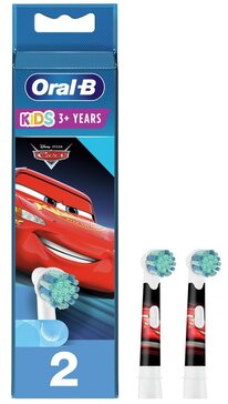 Насадки для электрической зубной щетки Oral-B Kids Тачки, 2 шт