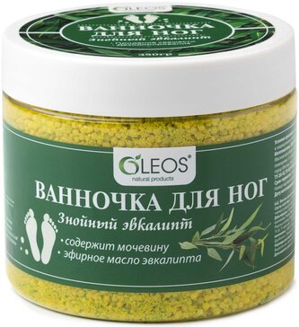 Oleos Ванночка для ног Знойный эвкалипт 350 г