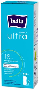 Bella прокладки ежедневные panty ultra large 18 шт