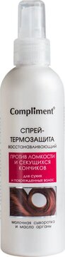 Compliment спрей-термозащита 200 мл для сухих и поврежденных волос