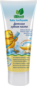 Dr.tuttelle паста зубная детская 75мл со вкусом банана