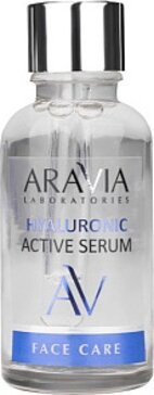 Aravia laboratories сыворотка увлажняющая 30 мл hyaluronic active serum с гиалуроновой кислотой