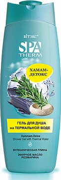Витэкс spa therm гель для душа на термальной воде 515мл хамам-детокс