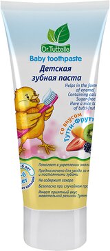 Dr.tuttelle паста зубная детская 75мл со вкусом тутти-фрутти