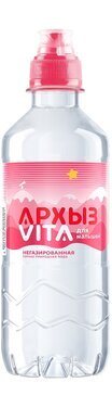 Архыз Vita для малышей вода горная природная негазированная 0.33 л