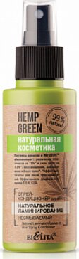 Белита hemp green спрей-кондиционер для волос натуральное ламинирование несмываемый 95мл