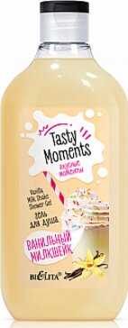 Белита tasty moments гель для душа 300мл ванильный милкшейк