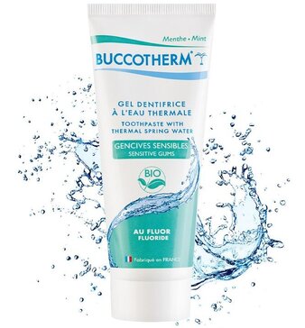 Buccotherm Зубная гель-паста для чувствительных десен с фтором 75 мл