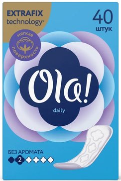 Ola! daily прокладки ежедневные 40 шт