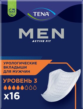 TENA Men уровень 3 урологические вкладыши для мужчин 16 шт