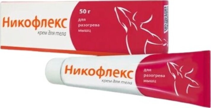 Никофлекс крем для тела для разогрева мышц 50 г