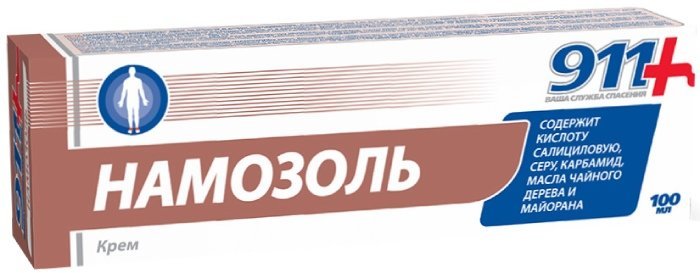 911 намозоль крем для удаления сухих мозолей и натоптышей 100мл