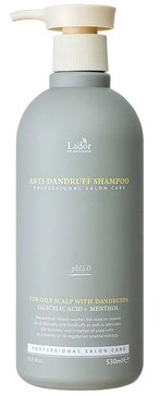 Lador Шампунь против перхоти и зуда для жирной кожи головы Anti Dundruff Shampoo 530 мл