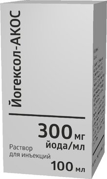 Йогексол-АКОС раствор для инъекций 300 мг йода/мл 100 мл фл 1 шт