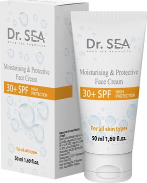 Dr.sea крем для лица увлажняющий защитный spf30+ 50мл