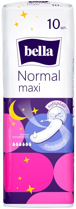 Bella прокладки 10 шт normal maxi softiplait air