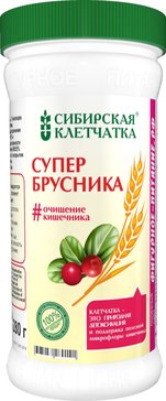 Клетчатка сибирская 280г супербрусника