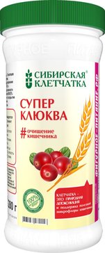 Клетчатка сибирская 280г суперклюква