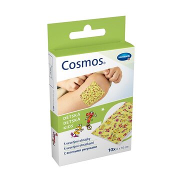 Cosmos Kids Пластыри для детей (с рисунком) 6х10 см 10 шт