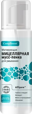 Compliment мусс-пенка мицеллярная для умывания матирующая 150мл