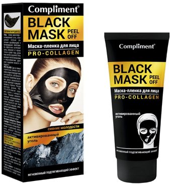 Compliment Black Mask Маска-пленка для лица Pro-Collagen 80 мл