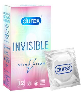 Презервативы Durex Invisible Stimulation 12 шт