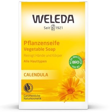 Растительное детское мыло с календулой 100 г Weleda