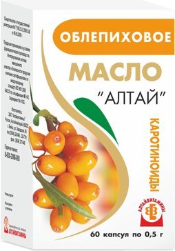 Масло облепиховое Алтай капс 60 шт 