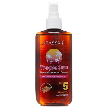 KRASSA Tropic Sun Масло-Активатор загара SPF5 150 мл