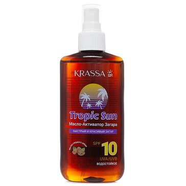 KRASSA Tropic Sun Масло-Активатор загара SPF10 150 мл