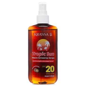 KRASSA Tropic Sun Масло-Активатор загара SPF20 150 мл