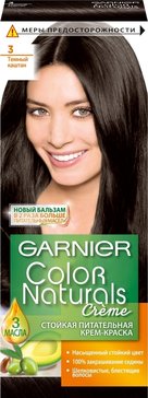 Garnier color naturals краска для волос тон 3 темный каштан