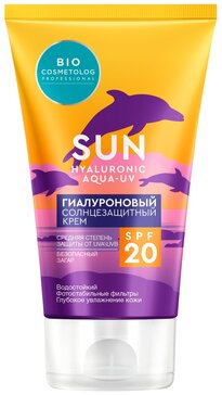 Гиалуроновый солнцезащитный крем SPF20 150 мл Bio Cosmetolog