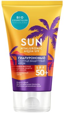 Гиалуроновый солнцезащитный крем SPF50+ 150 мл Bio Cosmetolog