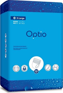 Optio Подгузники-трусы для взрослых р.XL 30 шт