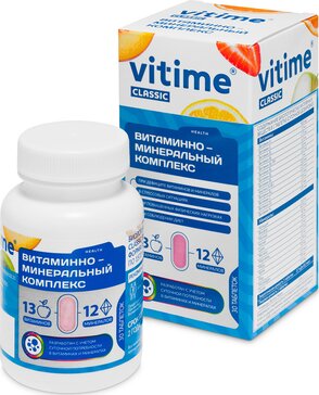 VITime Classic Витаминно-минеральный комплекс таб 30 шт Витайм Классик