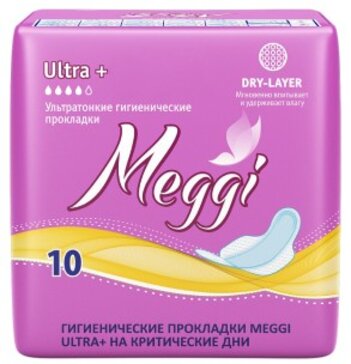 Meggi Ultra + Dry прокладки 10 шт